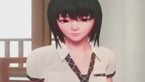 エロアニメ動画で小悪魔巨乳JKがデカチン激ピス中出しイキ