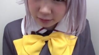 アイドル衣装の18歳コスプレイヤーにイラマ責めから口内射精